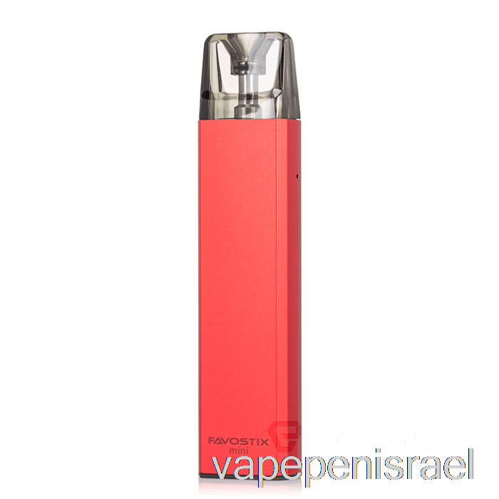 חד פעמי Vape Israel Aspire Favostix מיני ערכת התחלה אדום